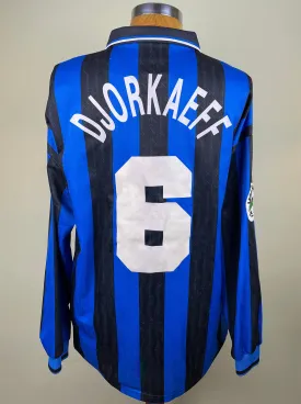 Shirt | Inter | 1996 | Youri Djorkaeff | vs Boavista | UEFA Cup