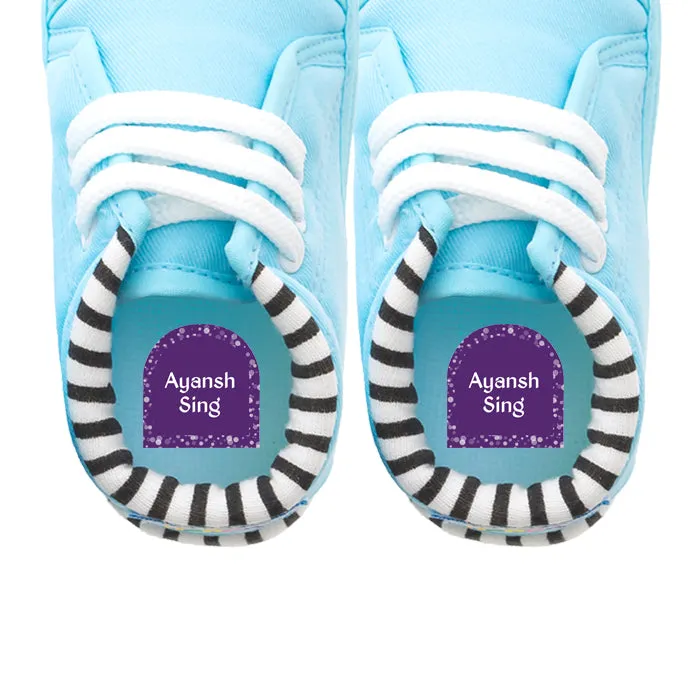 Shoe Labels Pack - Purple Confetti