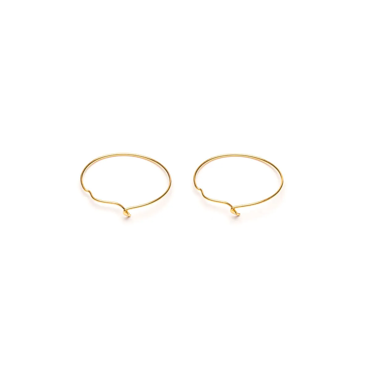 Small Hoop Earrings Gold Plated