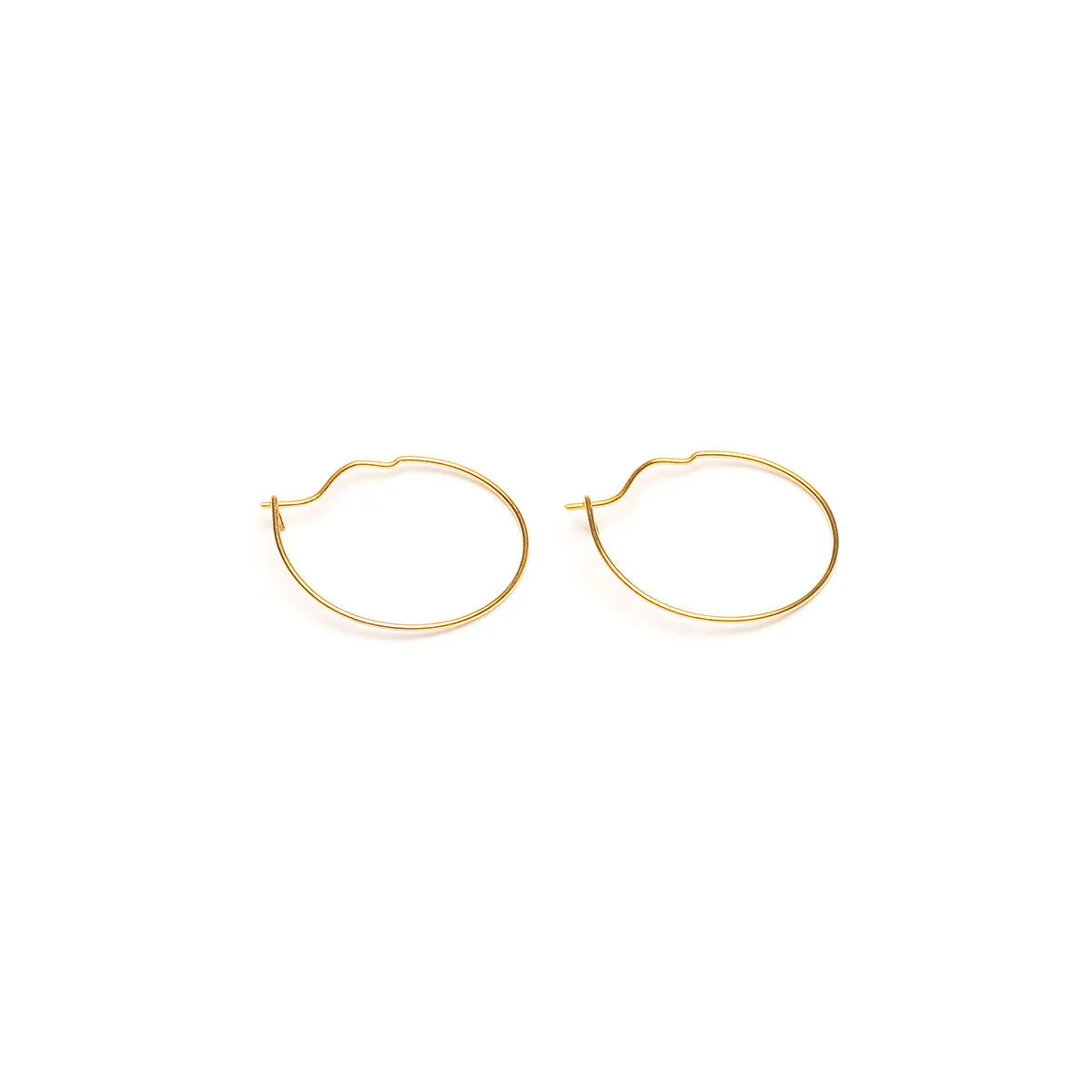 Small Hoop Earrings Gold Plated