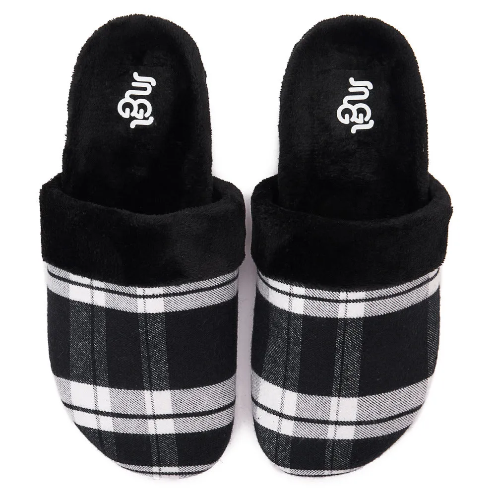 Snuggs Clogs Black checkered