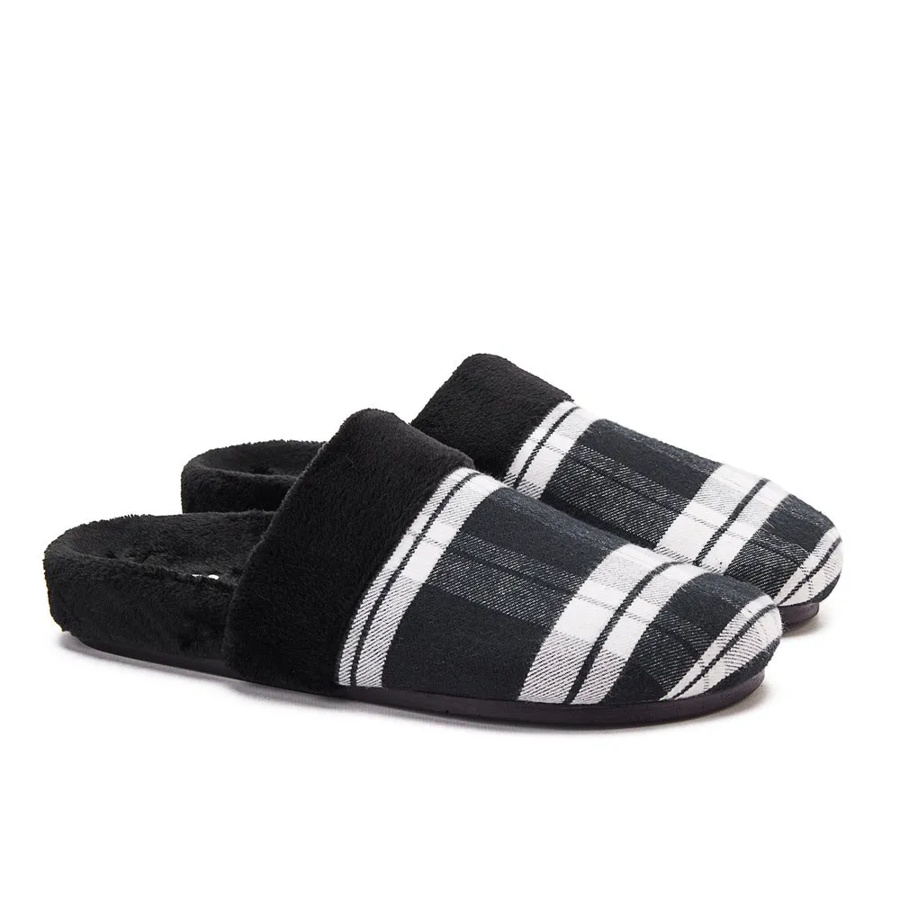 Snuggs Clogs Black checkered