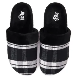 Snuggs Clogs Black checkered
