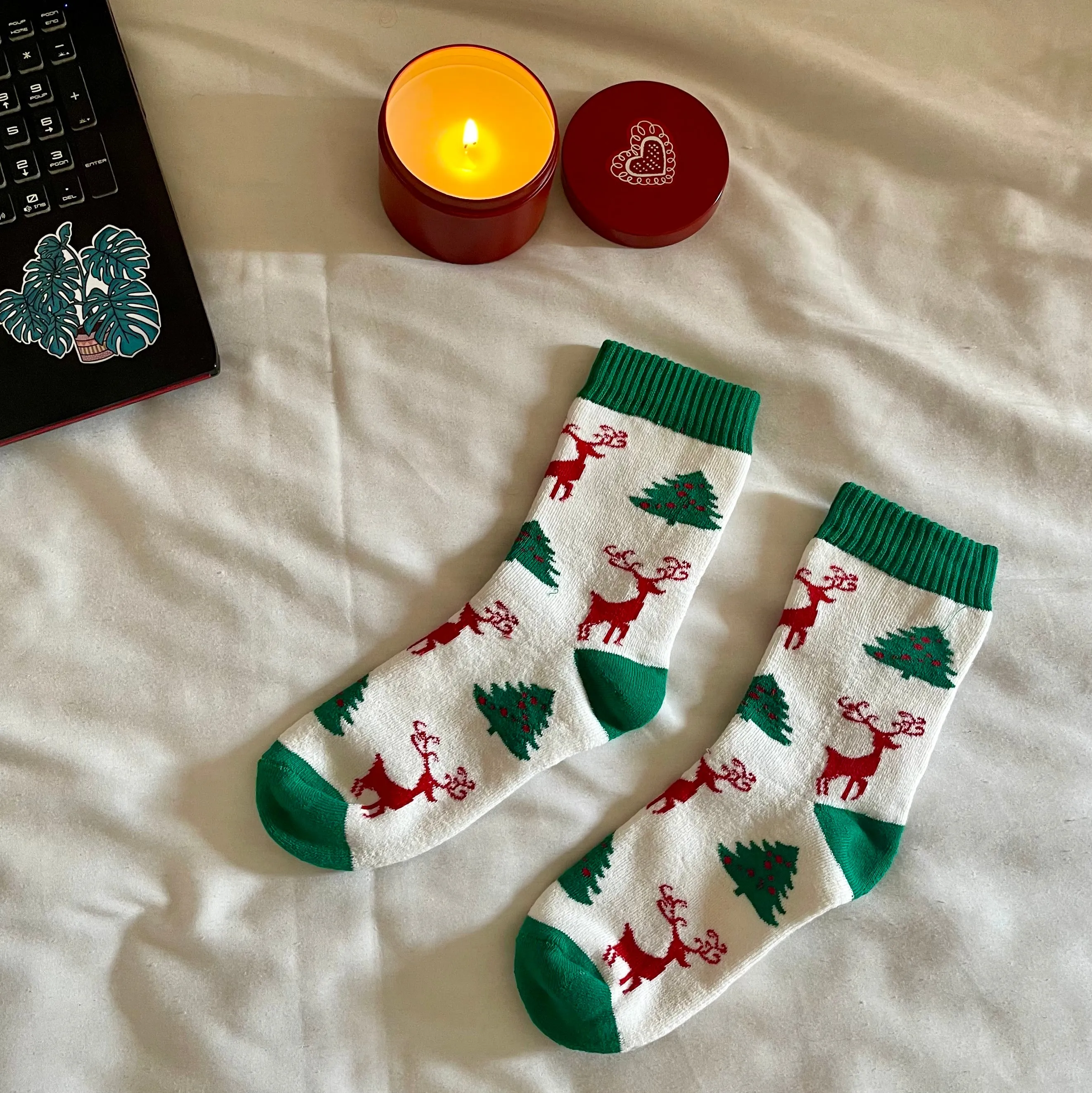 Snuggs Socks Christmas Deers