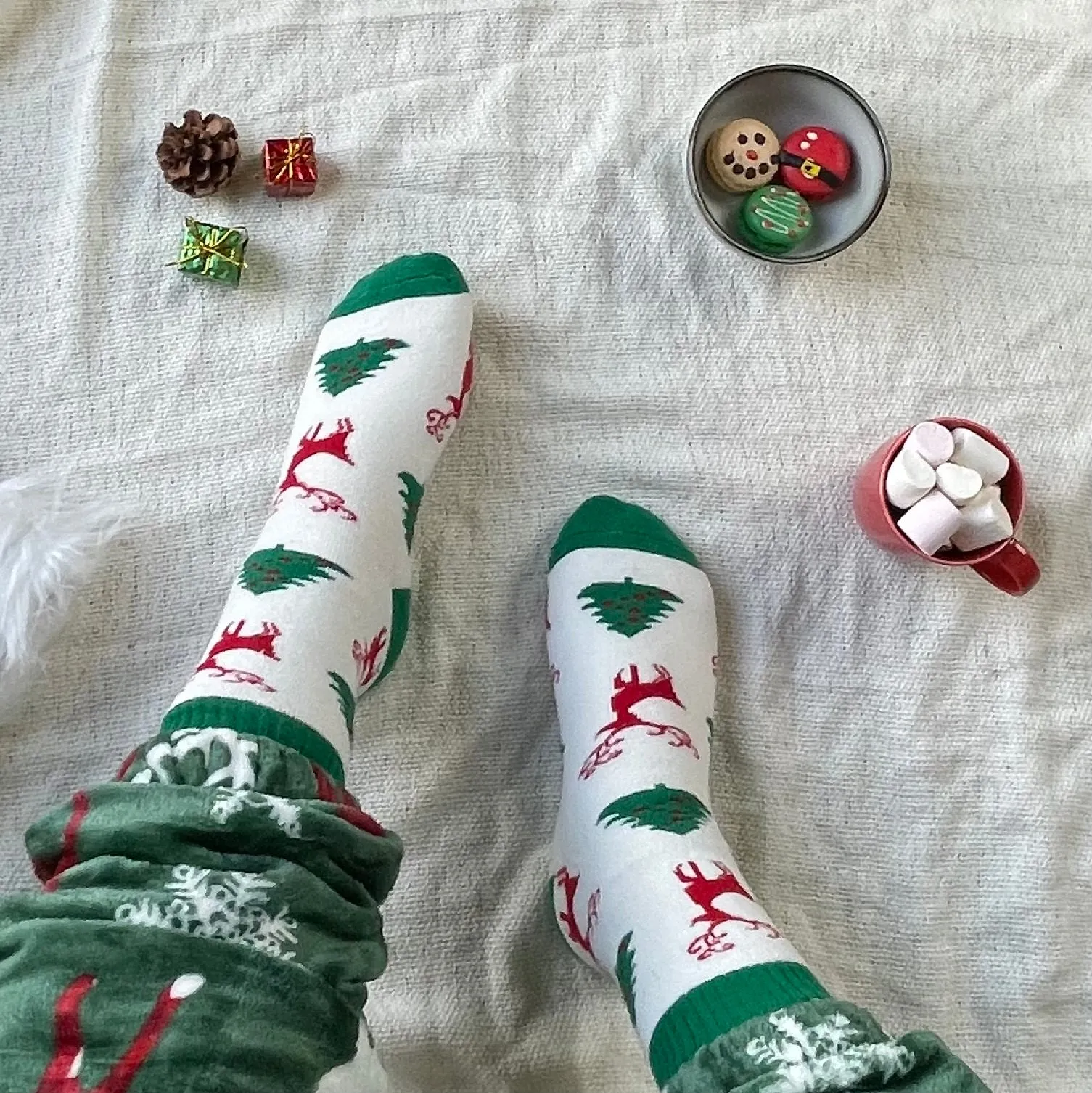 Snuggs Socks Christmas Deers