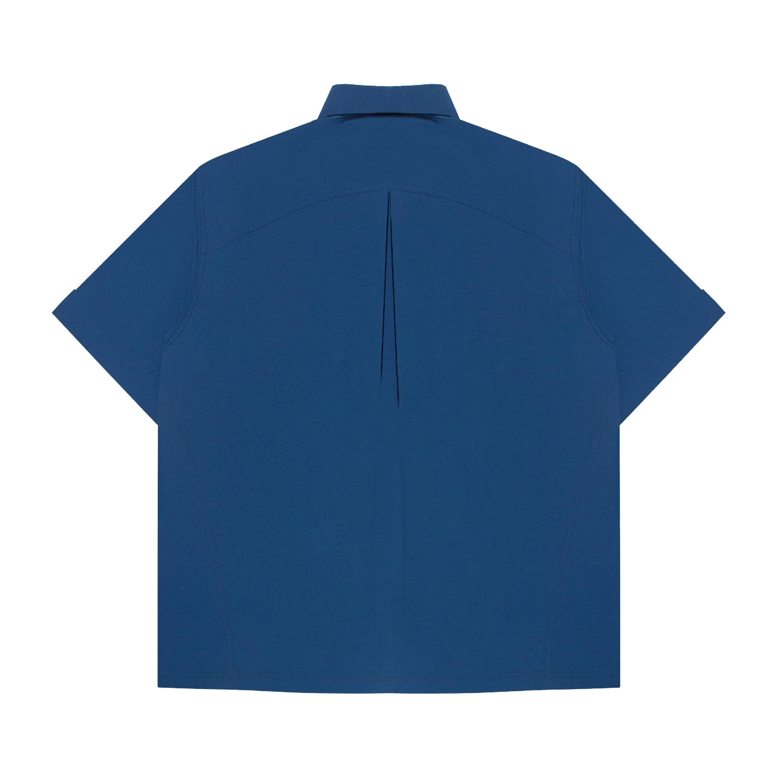 SS Curvy Shirt - Aqua