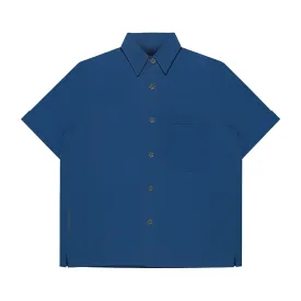 SS Curvy Shirt - Aqua
