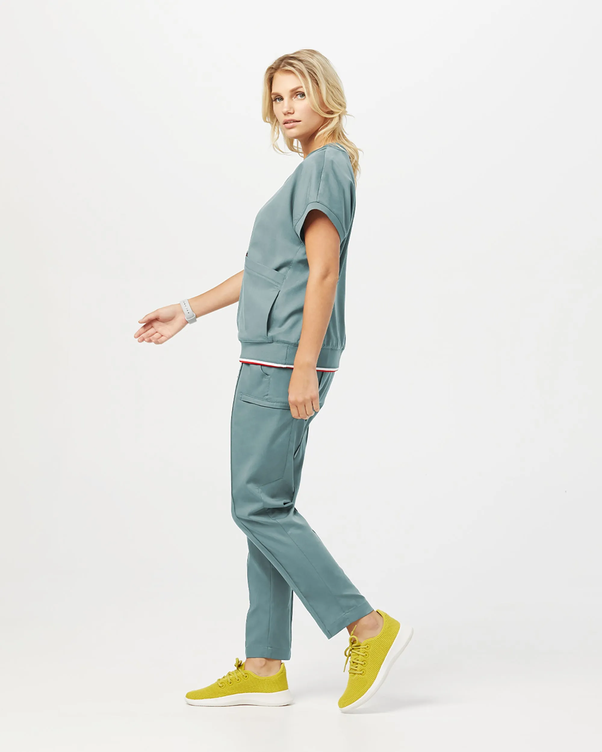 TENCEL™ Lanai‎ ‎ Rib Band Scrub Top (Final Sale)