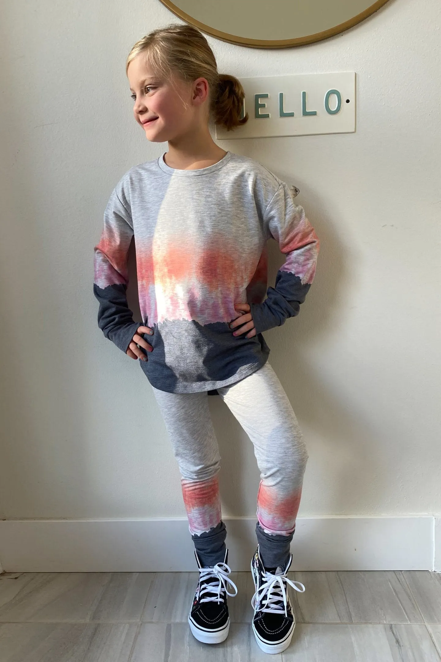 Tie Dye Terry Legging