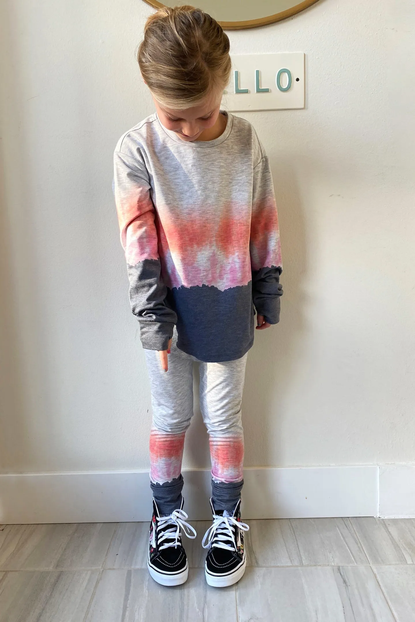 Tie Dye Terry Legging
