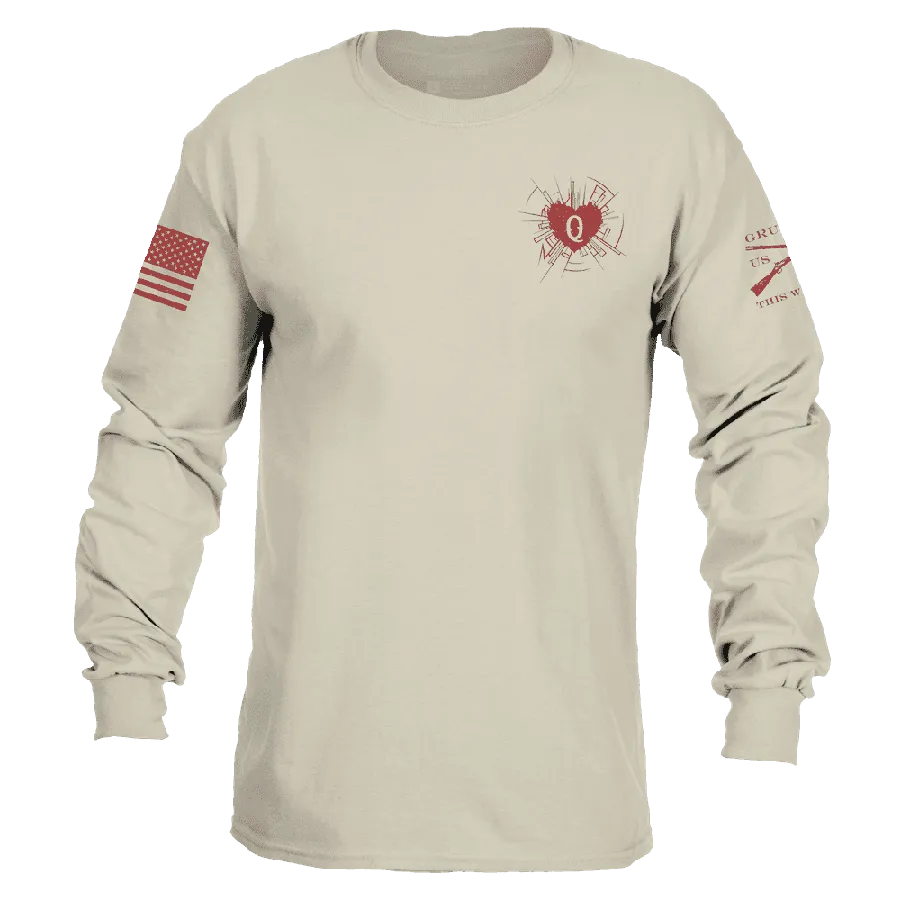 Women's Heart and Soul of a Warrior Long Sleeve - Sand